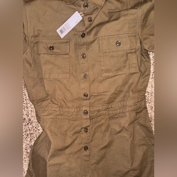 OUTERKNOWN S.E.A. SUIT SHORTALL ROMPER - OLIVE BRANCH NWT SMALL BOHO FESTIVAL - Picture 5 of 7